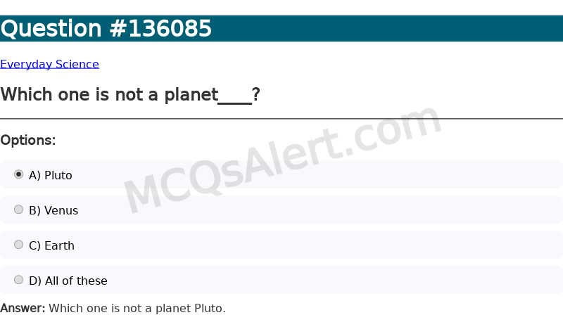 Question Screenshot