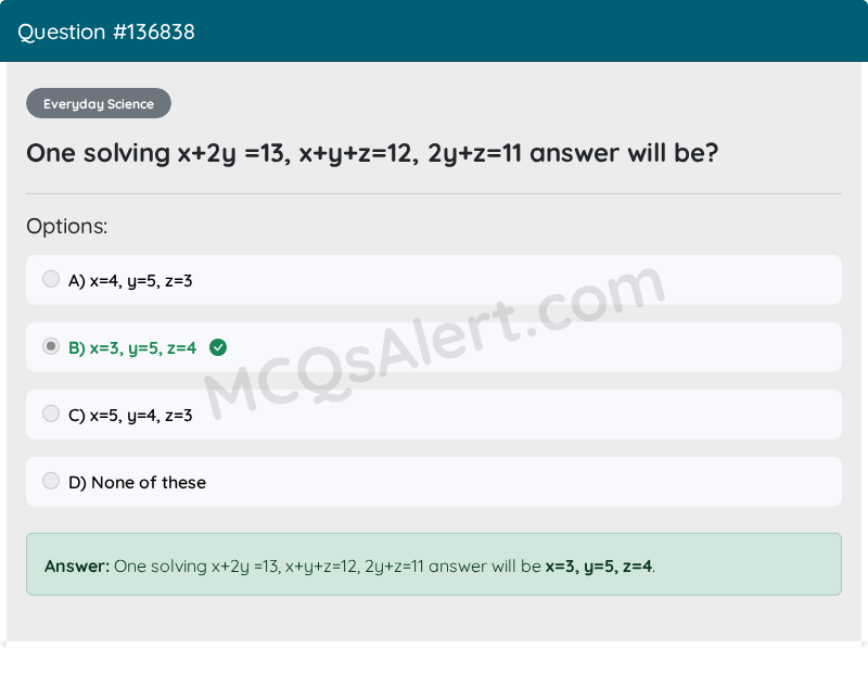 Question Screenshot