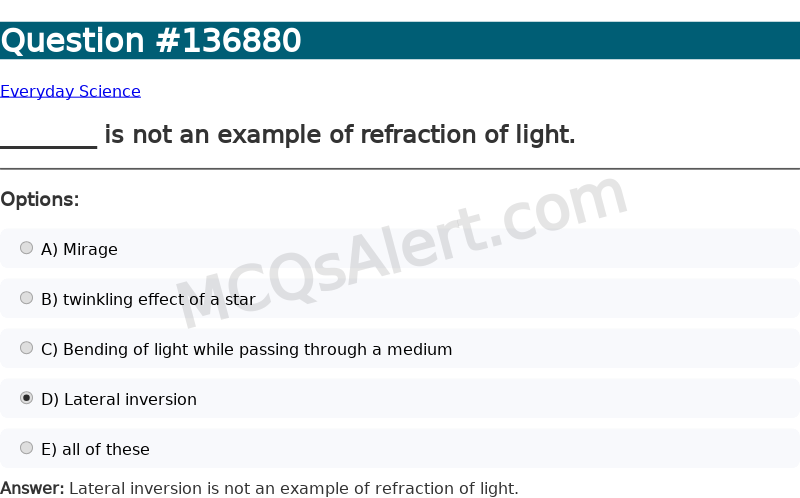 Question Screenshot