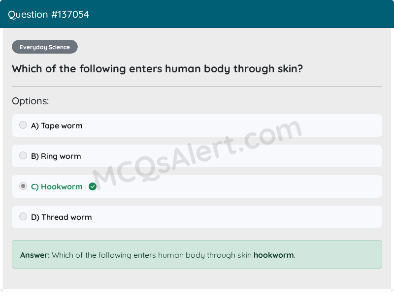 Question Screenshot