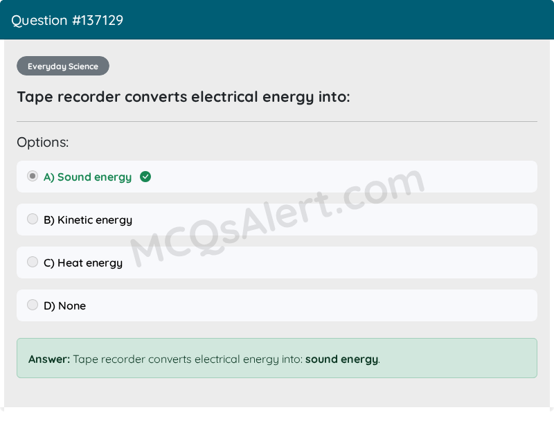 Question Screenshot