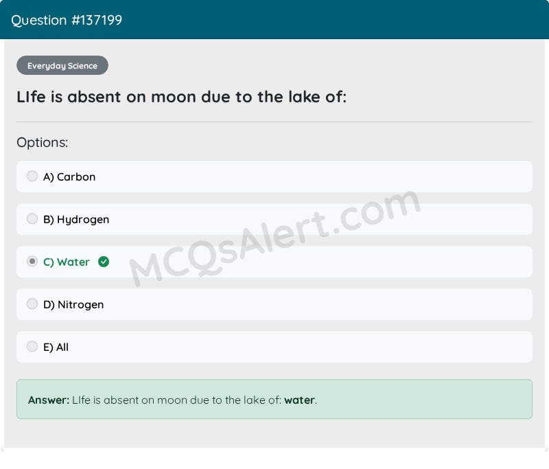 Question Screenshot
