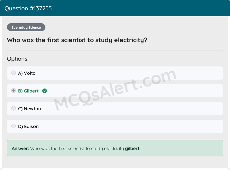 Question Screenshot
