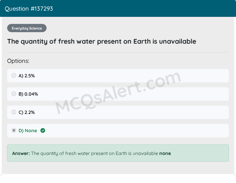 Question Screenshot