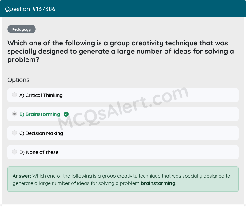 Question Screenshot