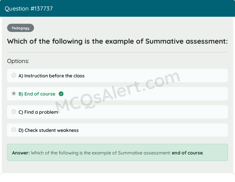 Question Screenshot