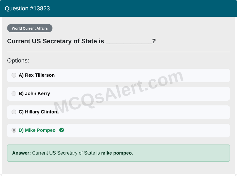 Question Screenshot