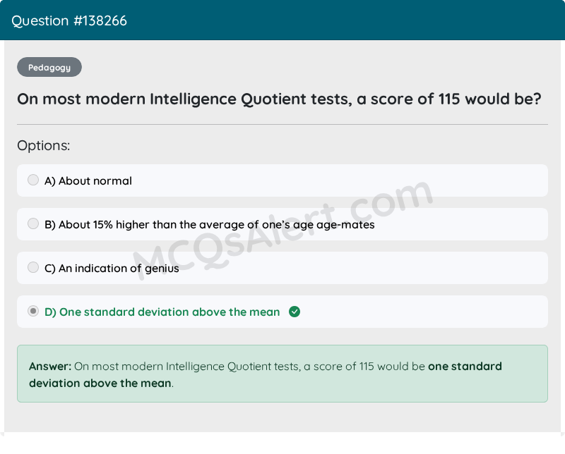 Question Screenshot
