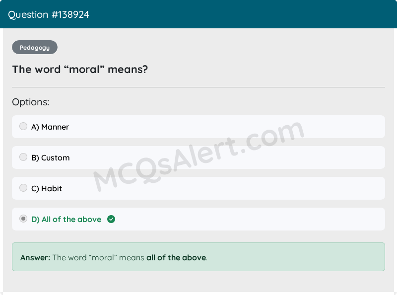 Question Screenshot