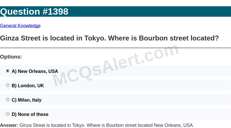 Question Screenshot