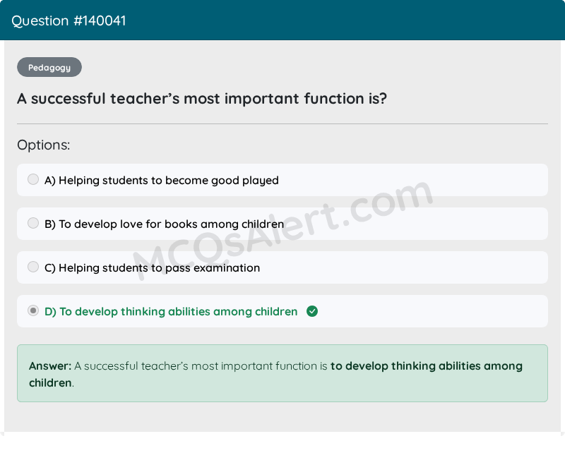 Question Screenshot