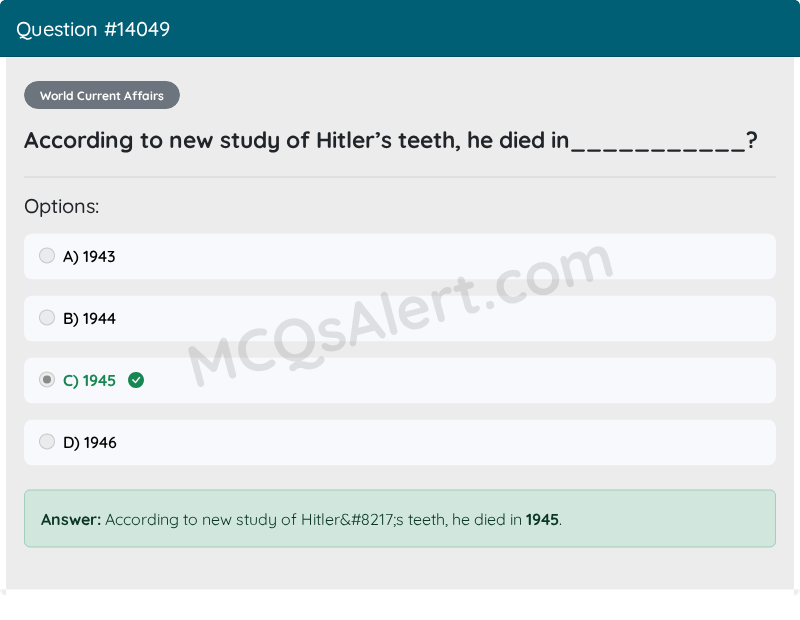 Question Screenshot