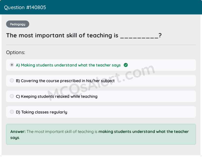 Question Screenshot