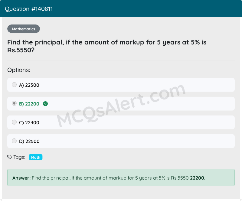 Question Screenshot