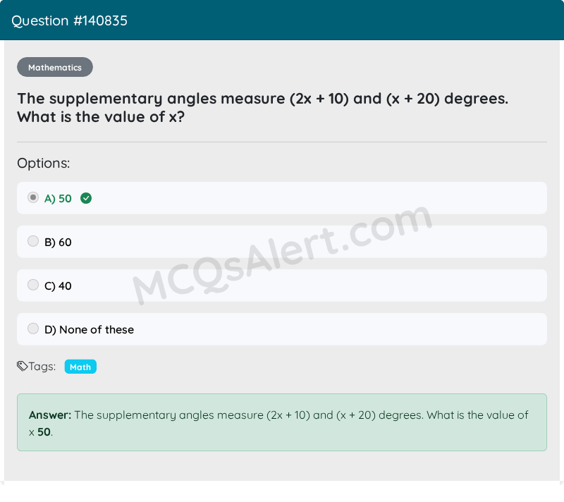 Question Screenshot