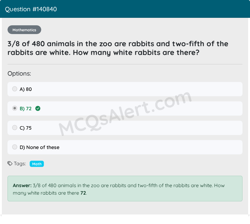 Question Screenshot