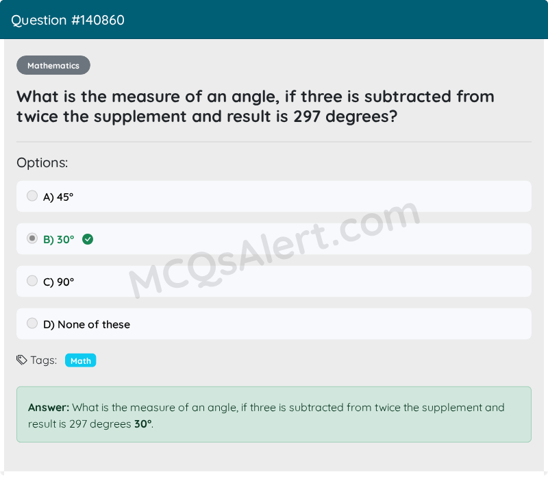 Question Screenshot