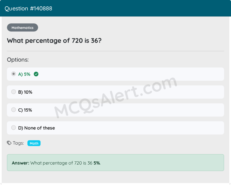 Question Screenshot