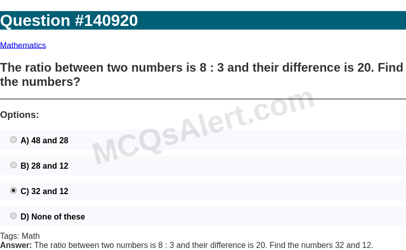 Question Screenshot