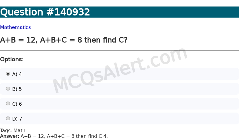 Question Screenshot