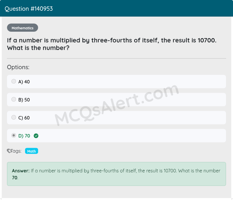 Question Screenshot