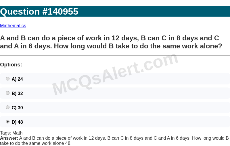 Question Screenshot