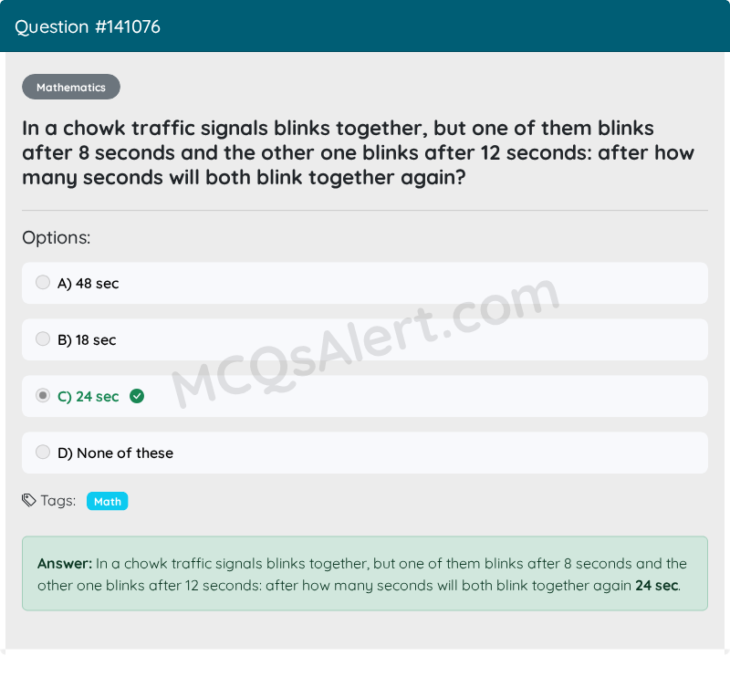 Question Screenshot