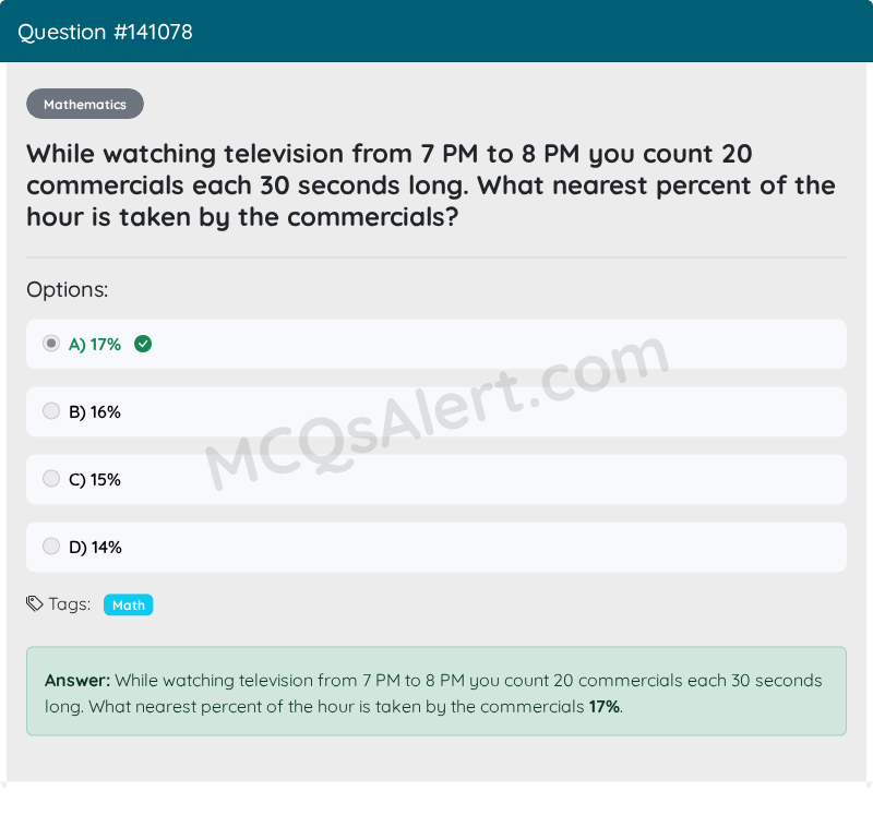 Question Screenshot