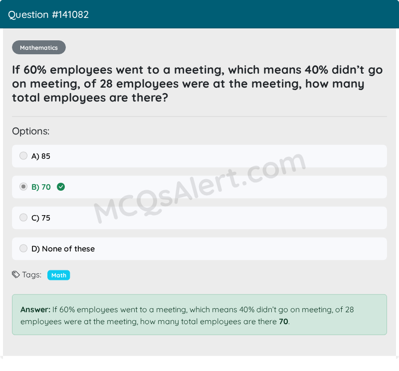 Question Screenshot