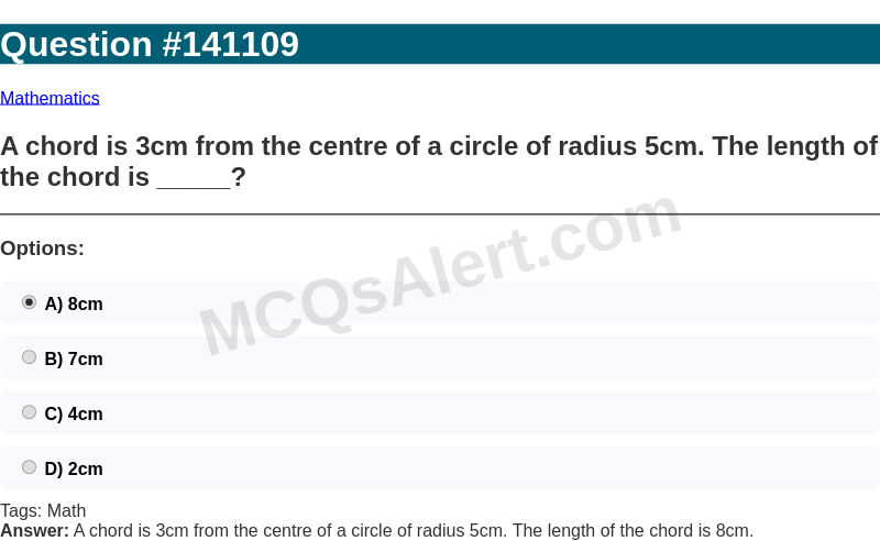 Question Screenshot