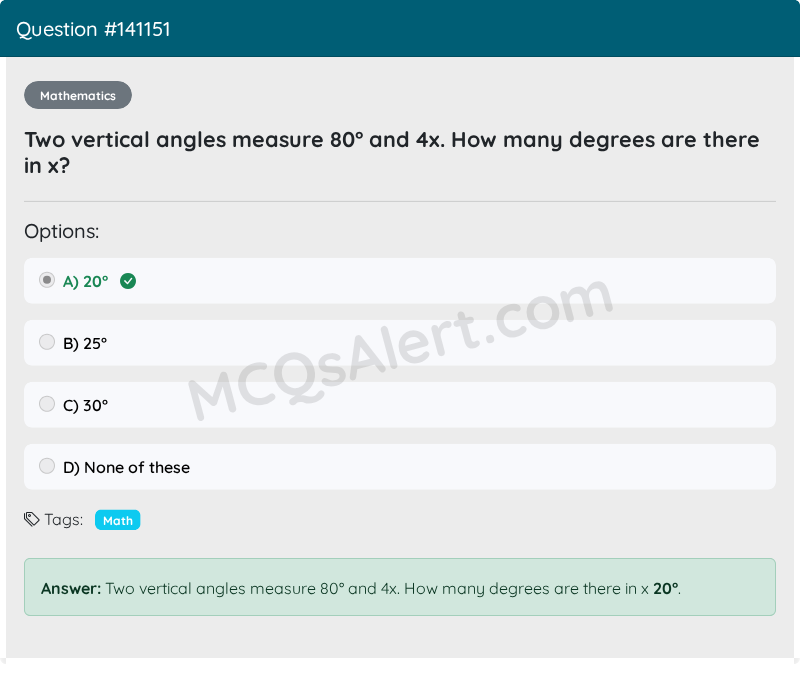 Question Screenshot