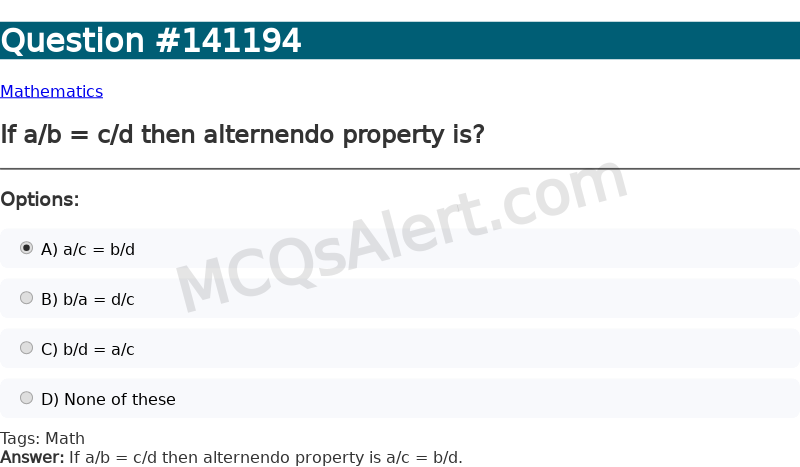 Question Screenshot