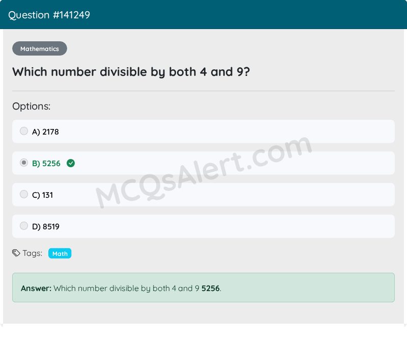 Question Screenshot
