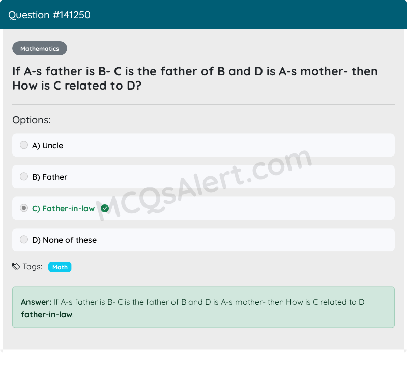 Question Screenshot