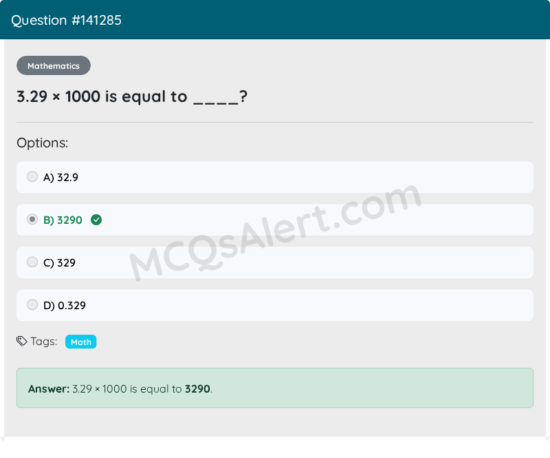 Question Screenshot