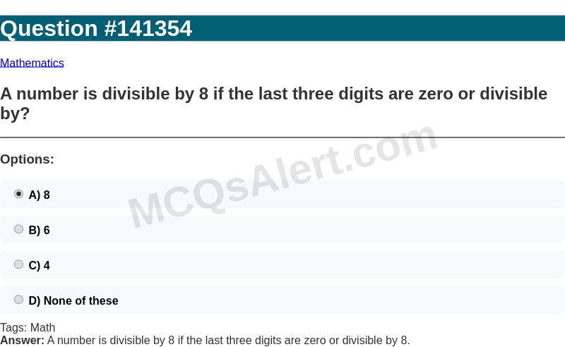 Question Screenshot