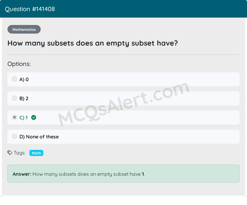 Question Screenshot