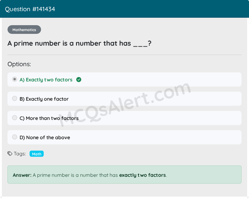 Question Screenshot