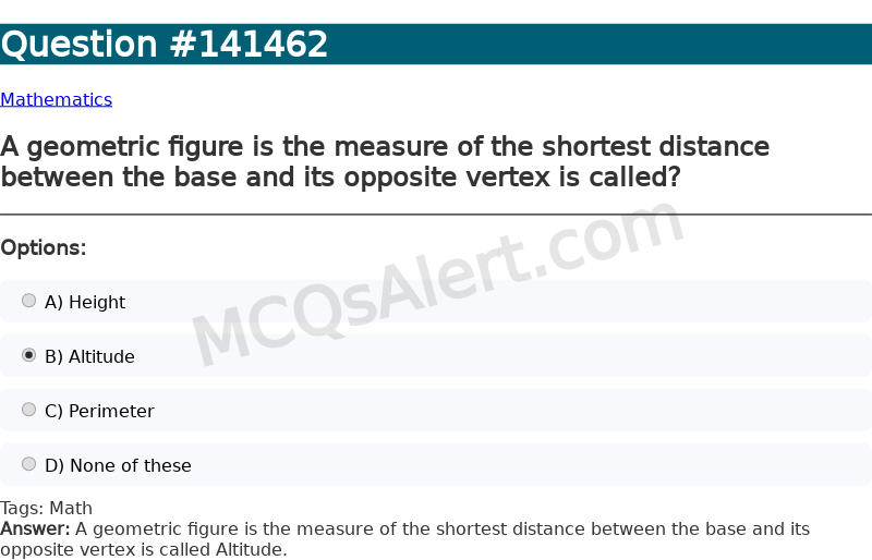 Question Screenshot