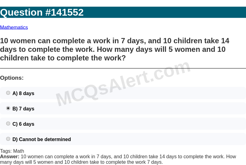 Question Screenshot