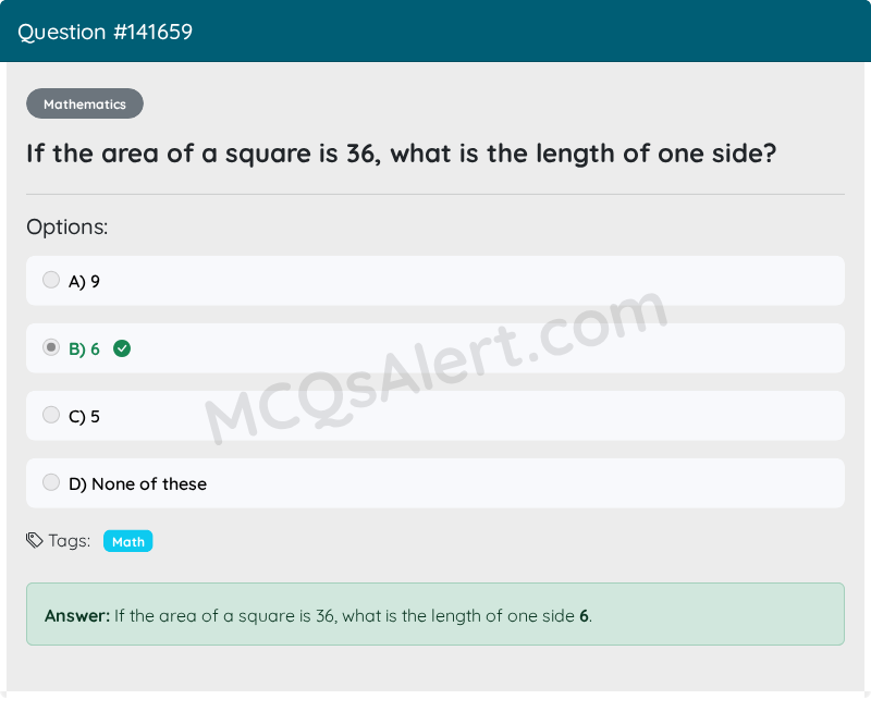 Question Screenshot