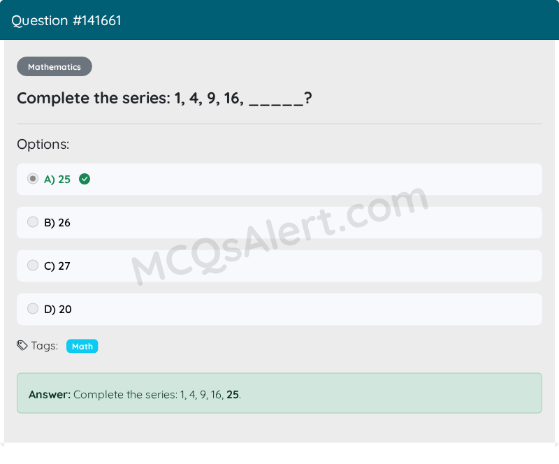 Question Screenshot