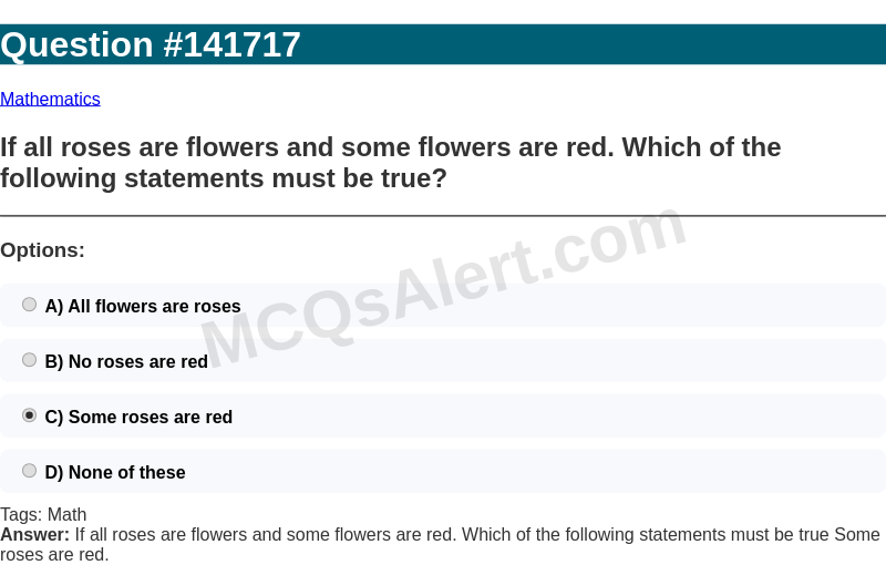 Question Screenshot