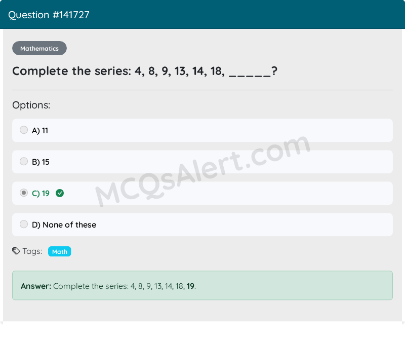 Question Screenshot
