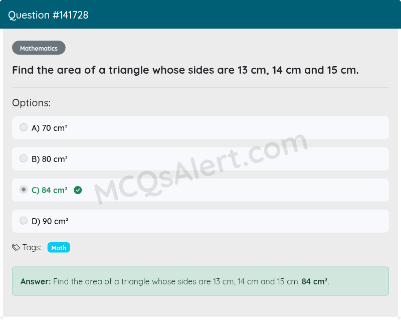 Question Screenshot