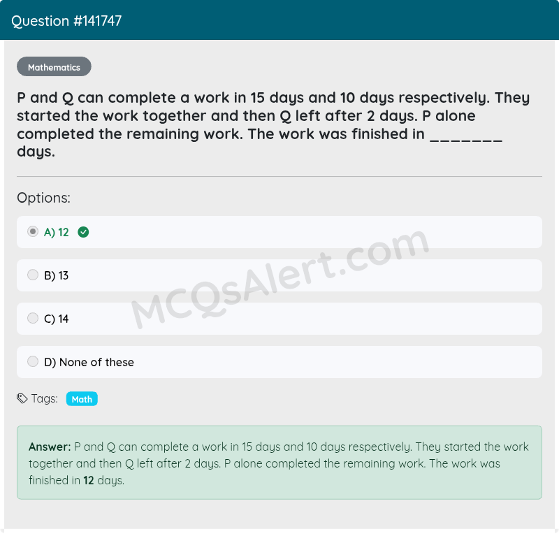 Question Screenshot