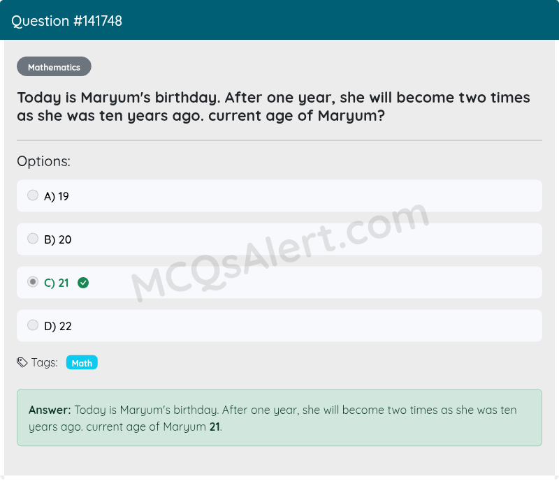 Question Screenshot