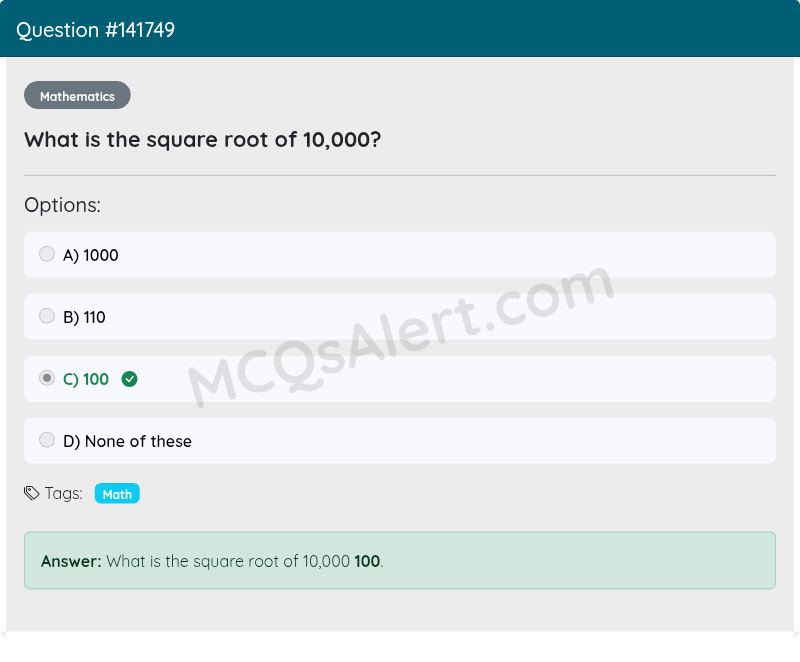 Question Screenshot
