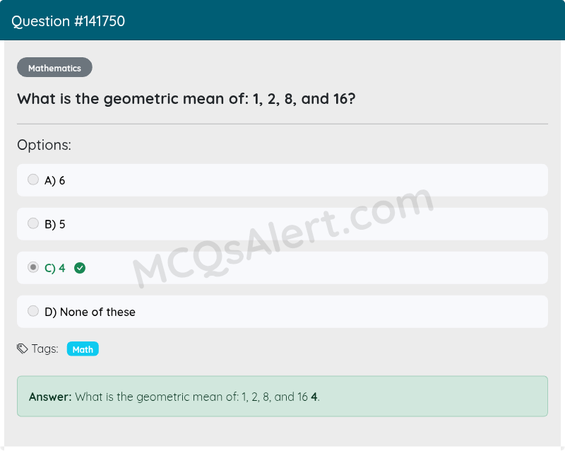 Question Screenshot