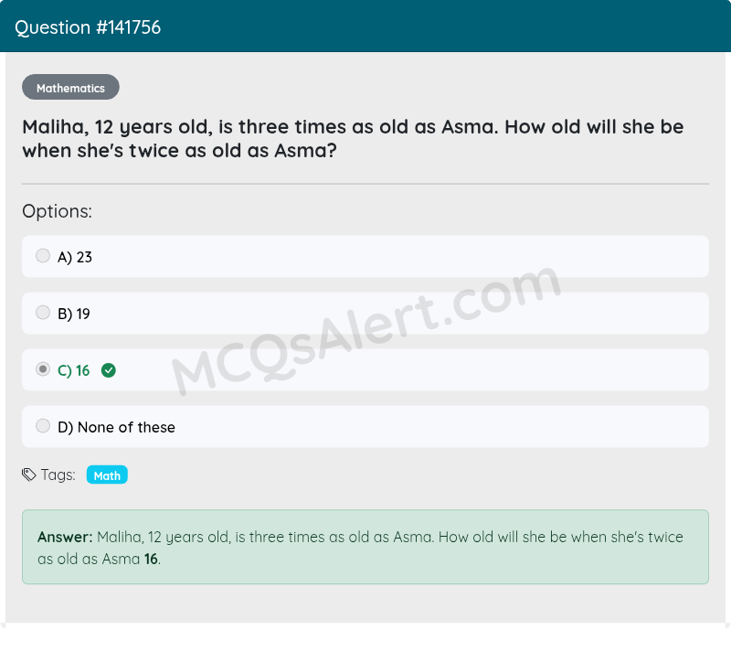 Question Screenshot